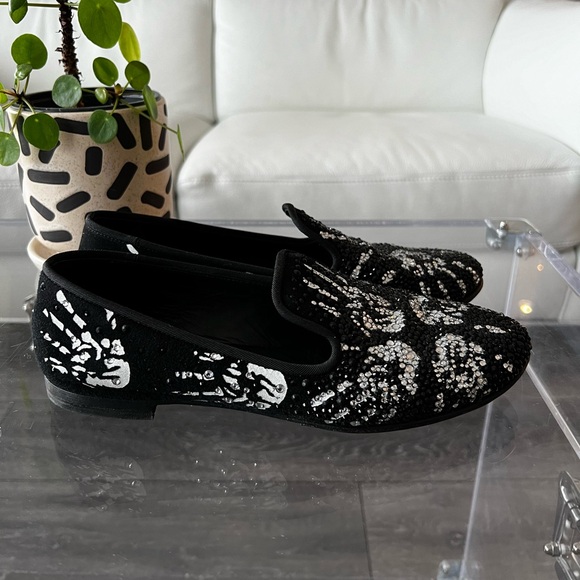 GIUSEPPE ZANOTTI DESIGN | EMBELLISHED CRYSTAL LOAFERS - Picture 6 of 11